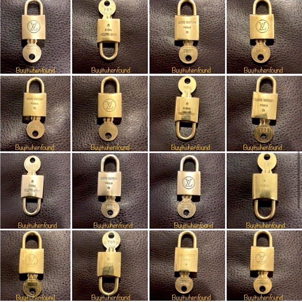 LOUIS VUITTON Lock Key 200 Series (Multiple Options) LV Lock Key AUTHENTIC HTF - Picture 7 of 17